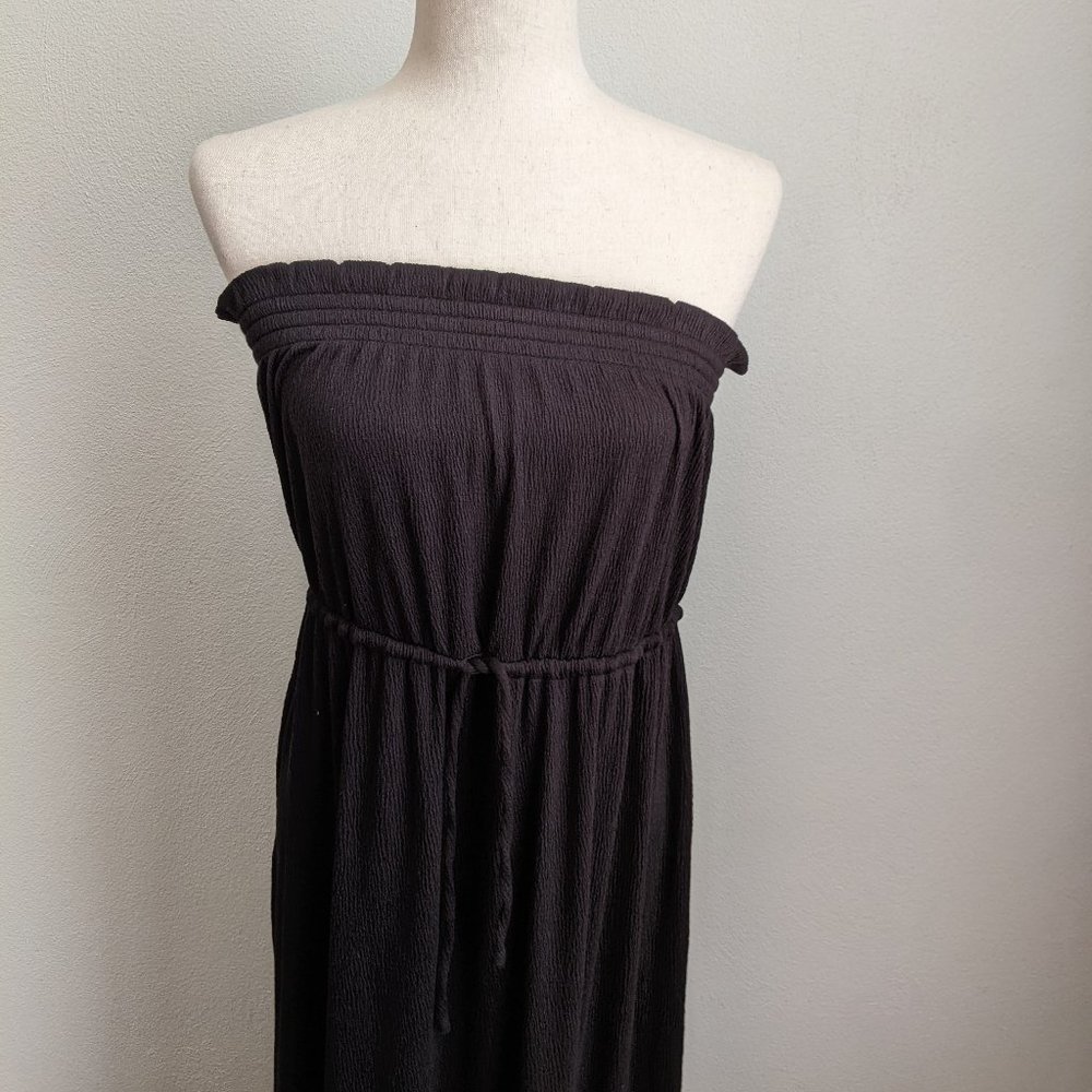 LOFT Strapless Drawstring Maxi Dress - Picture 4 of 9